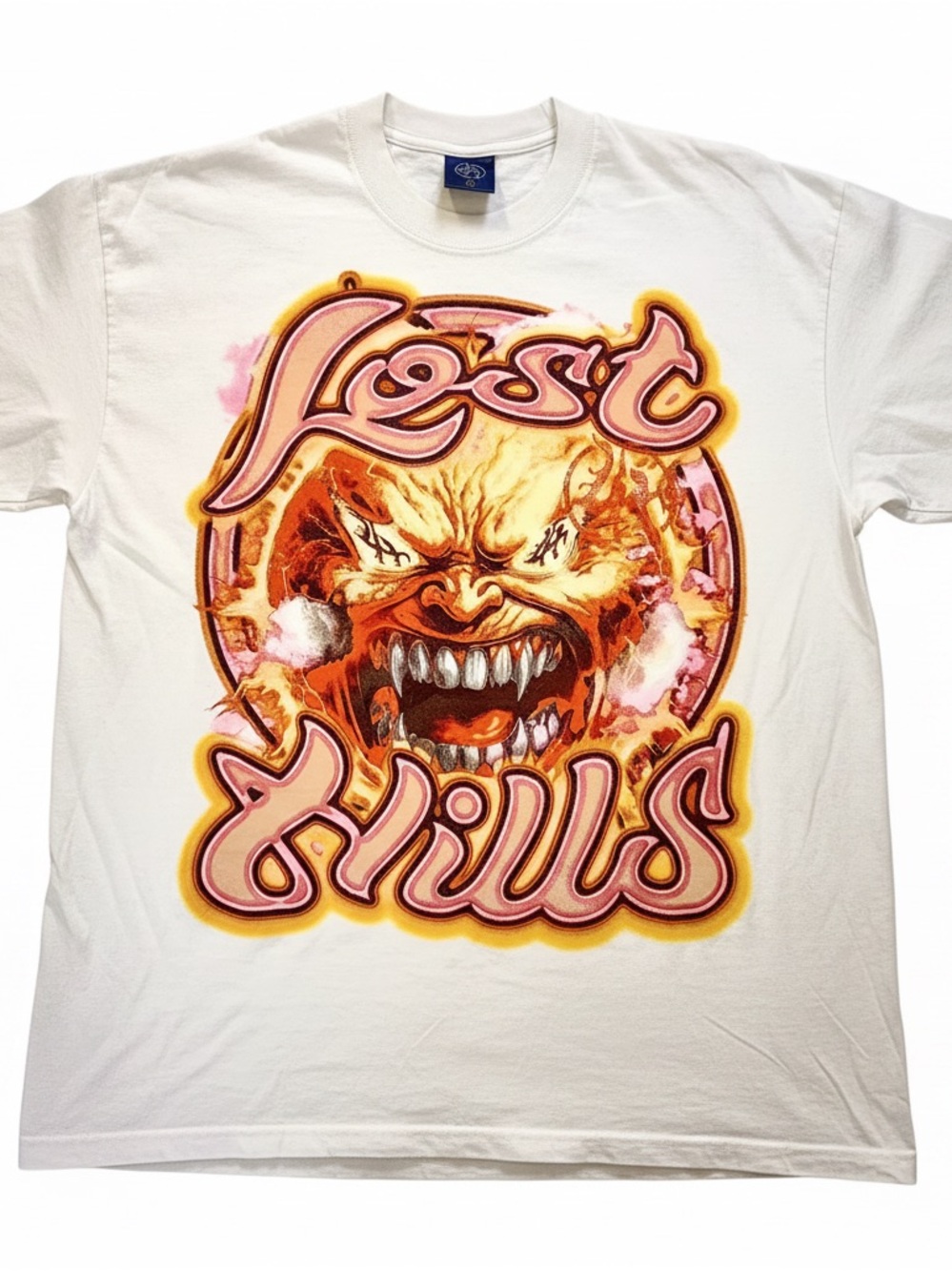 Lost Hills ‘Screaming Sun’ White Graphic Tee